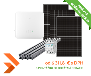 Fotovoltaikus panelek készlete 01 – 10 db, 4,35 kW (HYBRID)